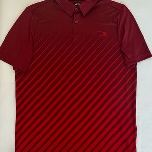 Oakley Men's Burgundy Polo Shirt M